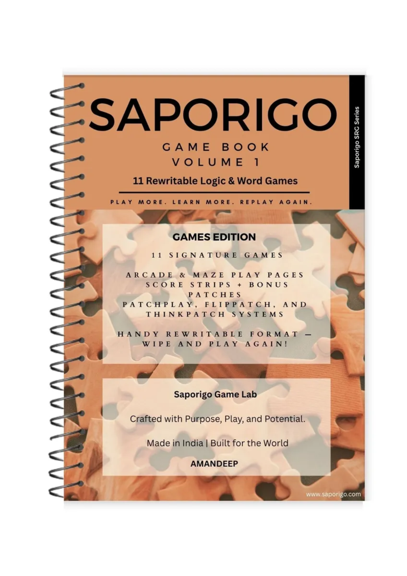 Saporigo Rewritable Game Book Volume 1