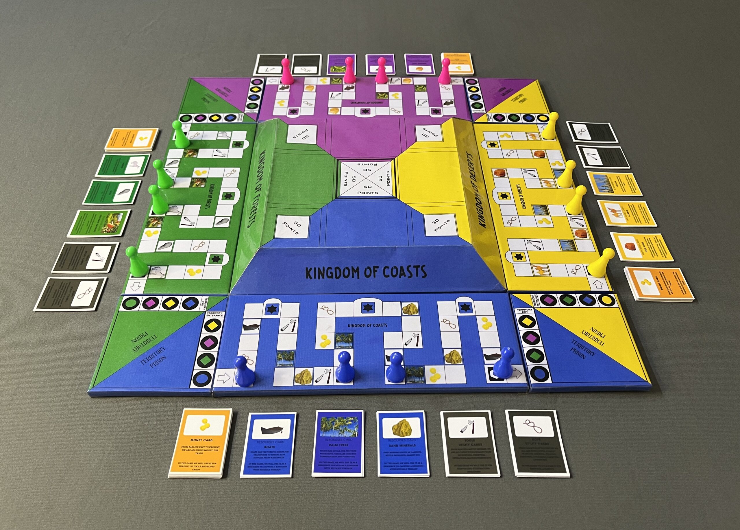 Emperor Struggles Board Game