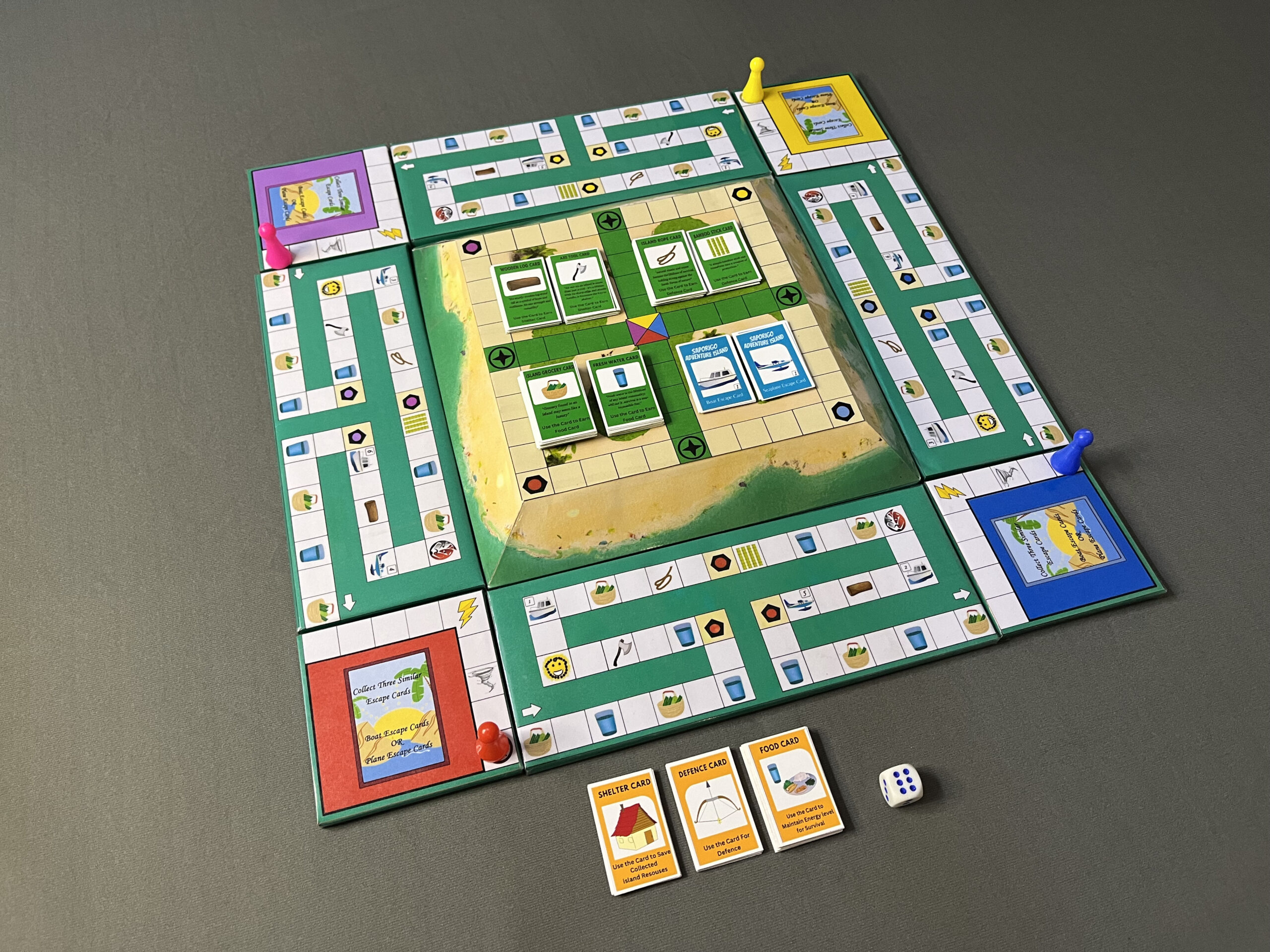 Adventure Island 3D Board Game
