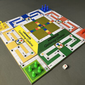 SAPORIGO LUDOMAZE Gateway Galore 2026 | 3D Engineered Strategy Board Game | Portal & Maze Ludo Alternative