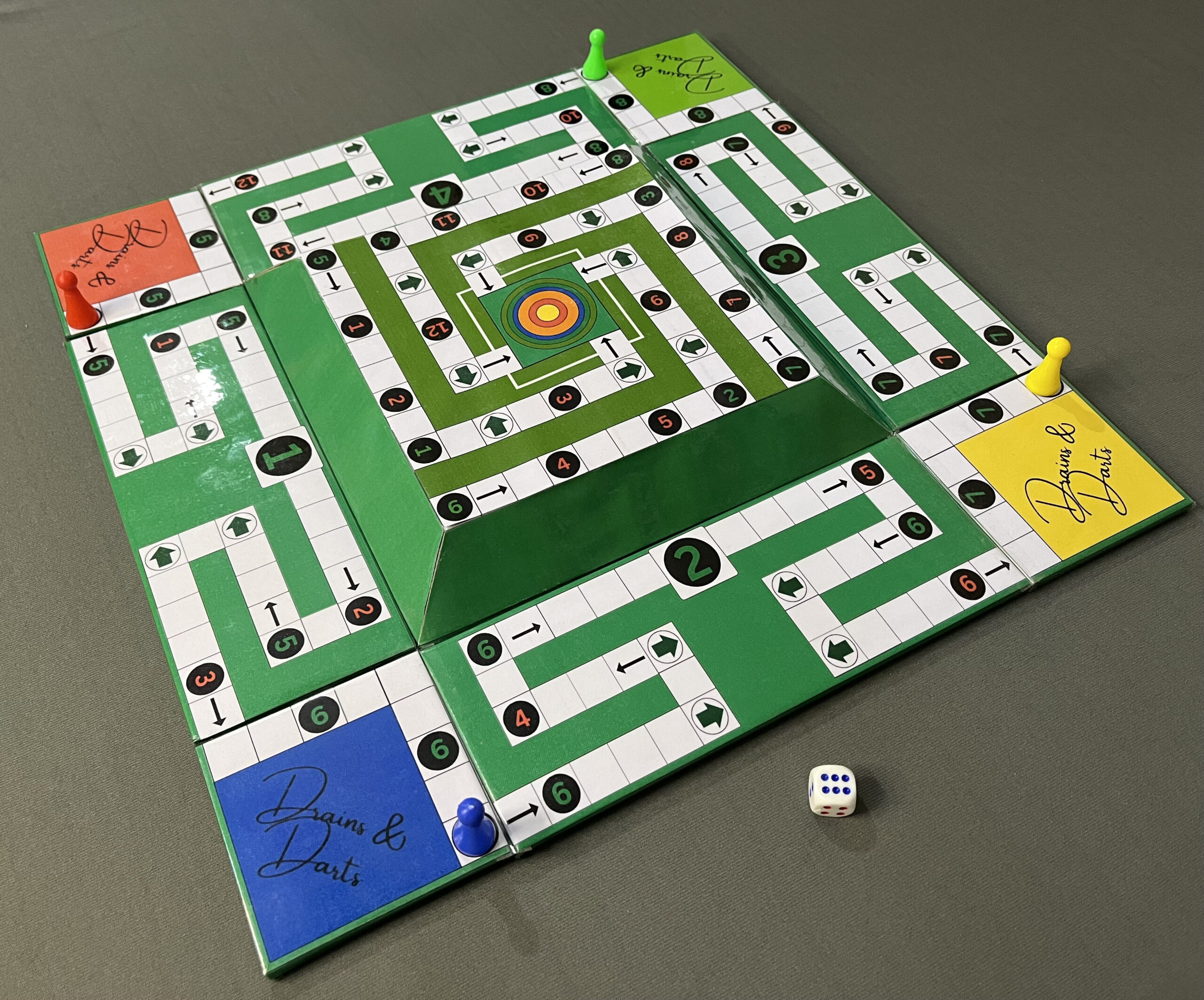 Drains and Darts Board Game