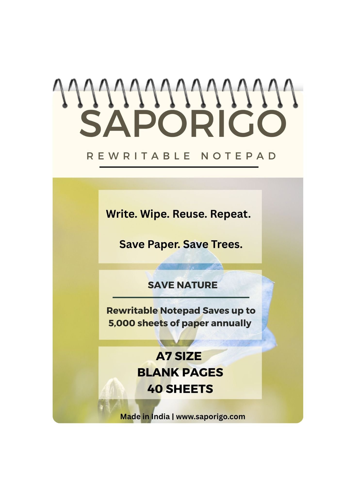 A7 Reusable Mini Notepad
