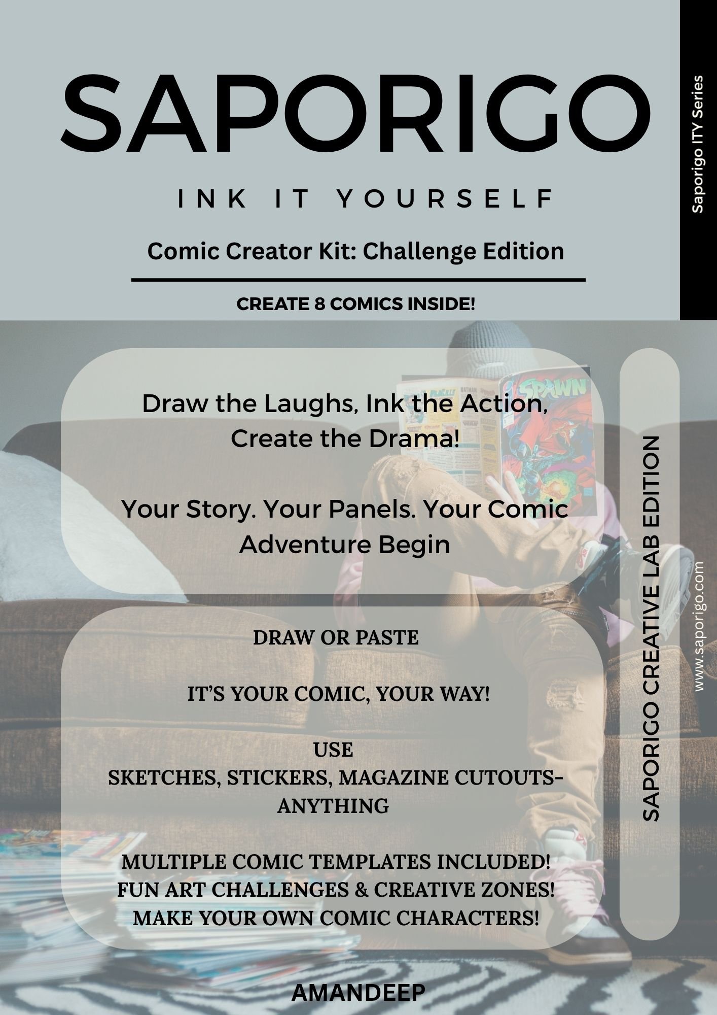 Ink It Yourself: Challenge Comic Creator Kit – Professional Printable Templates & Storytelling Guide