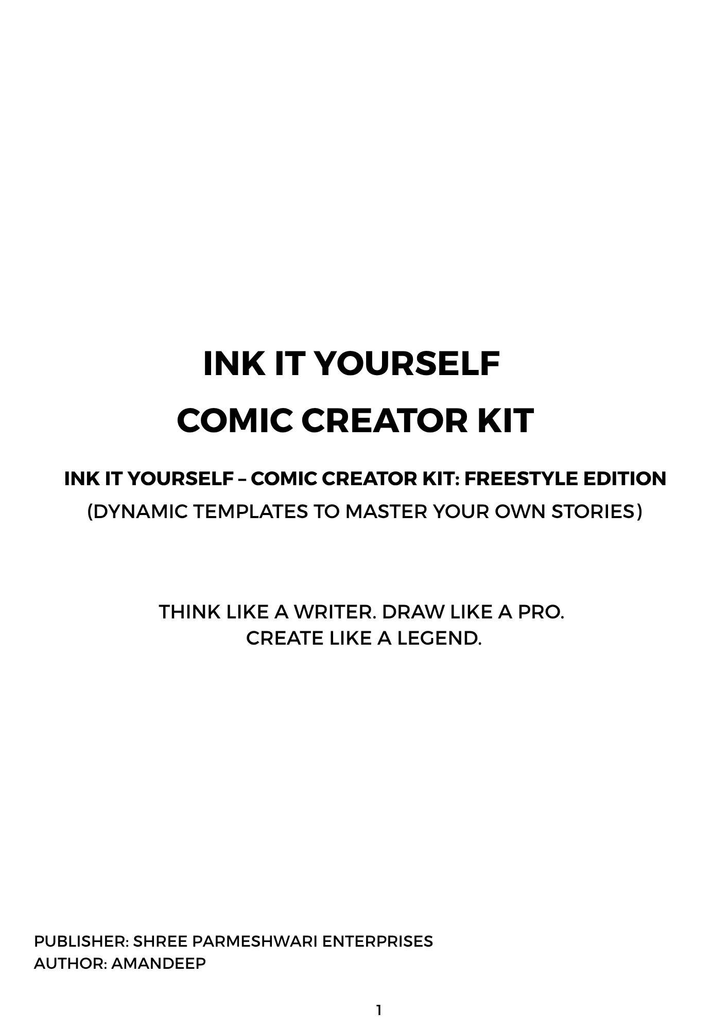 Ink It Yourself: Freestyle Creator Kit – Professional Printable Templates & Storytelling Guide - Image 3
